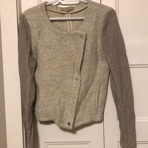 Loft asymmetrical knit jacket